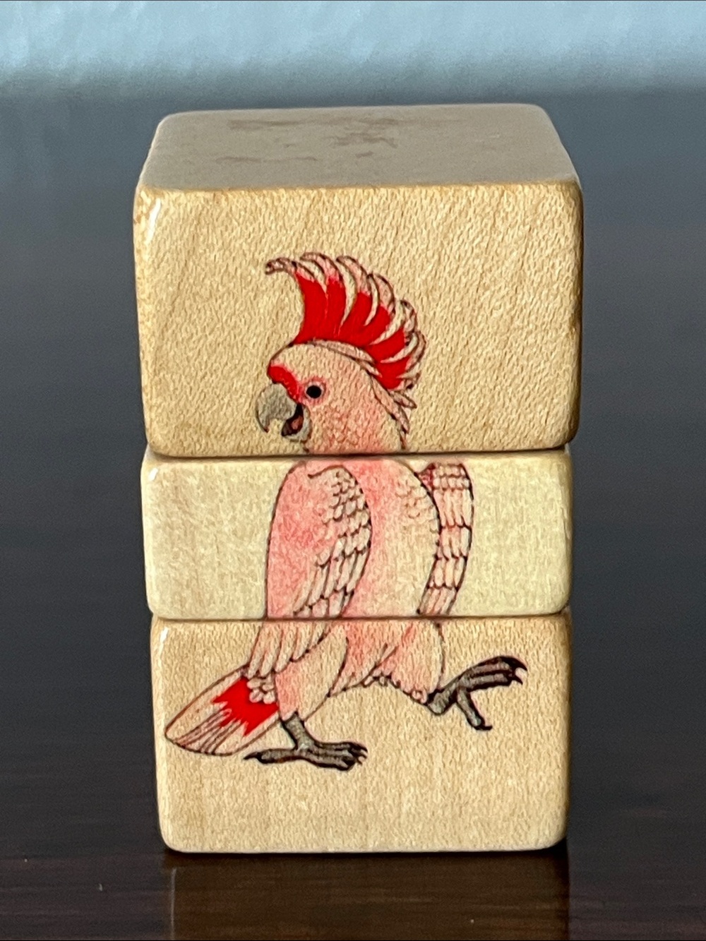 Vintage Krogufant Wood Animal Twist Block Puzzle